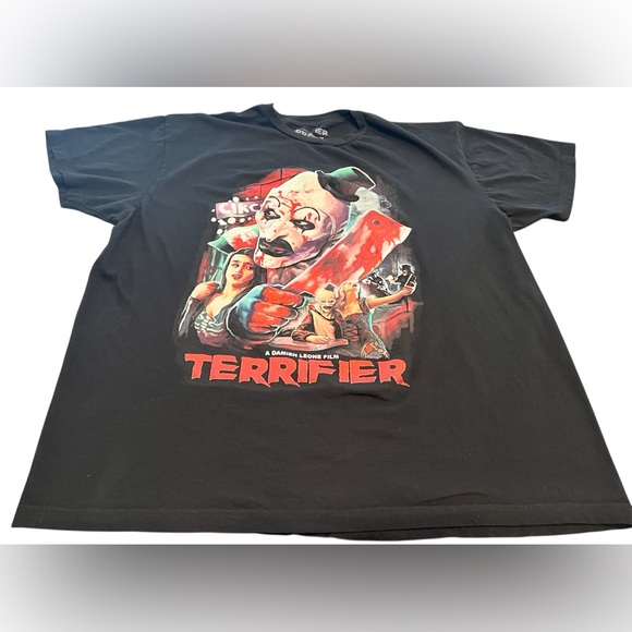 Terrifier Tshirt 2XL Terror Threads Horror David Howard Thornton Art the Clown - Picture 3 of 4